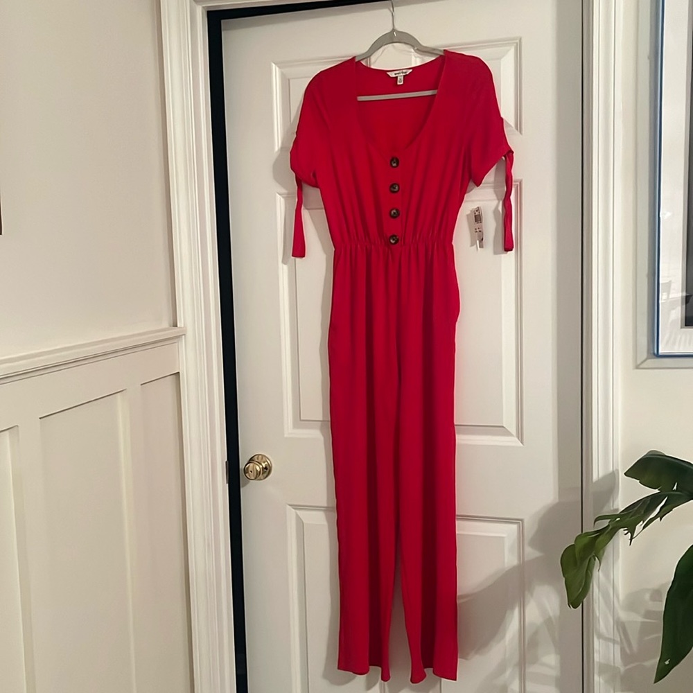 Red Jump Suit